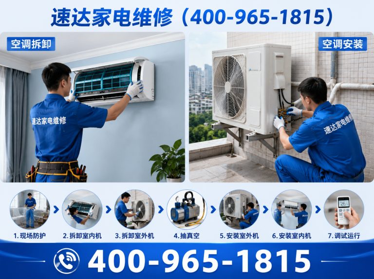 广元空调拆装展示图
